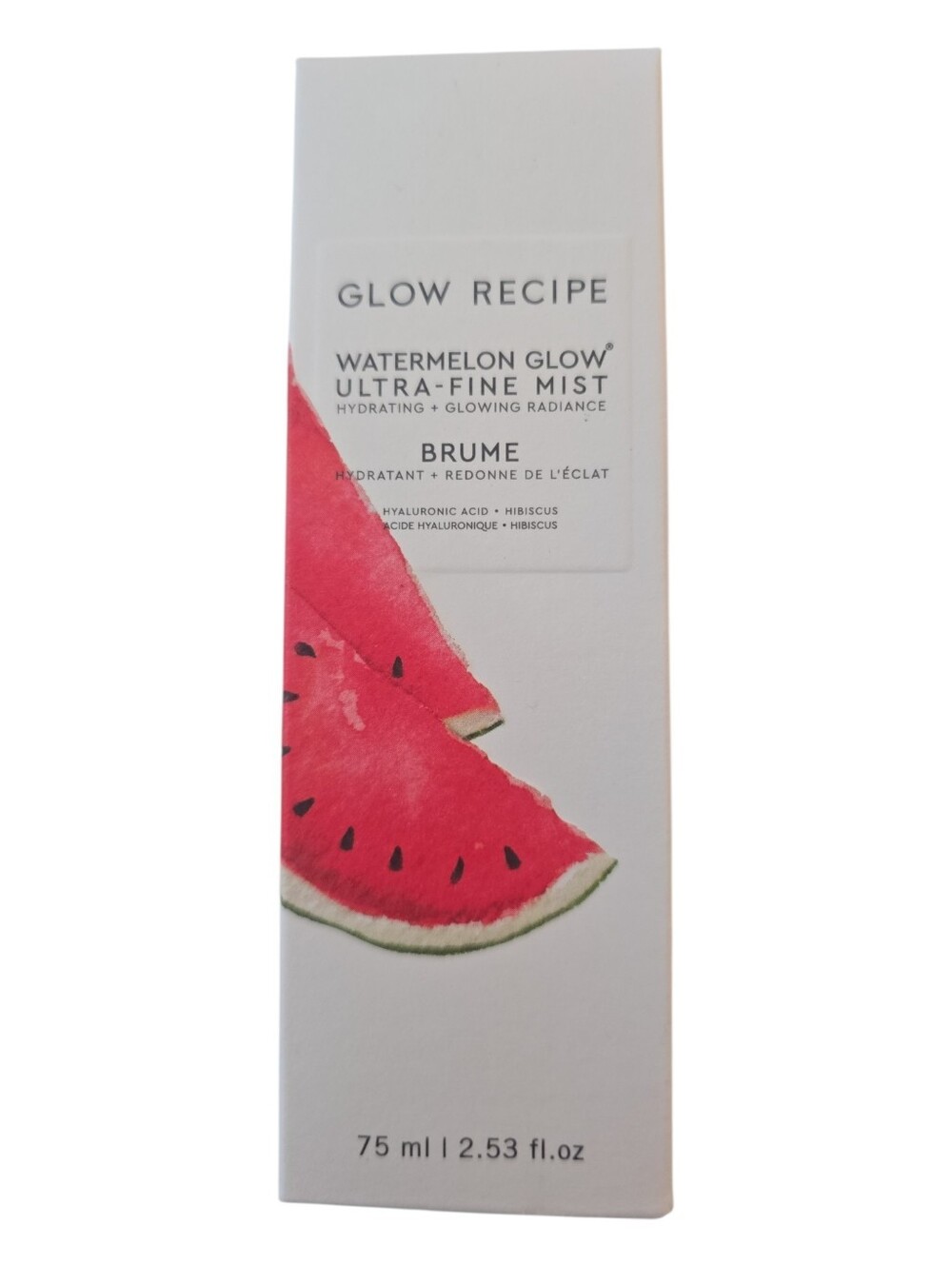 Glow Recipe NIB Watermelon Glow Ultra Fine Mist 2.53oz Hyaluronic Acid